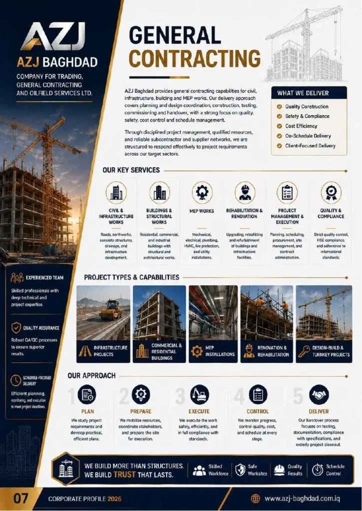 AZJ Baghdad general contracting
